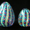 Large and Small Ribbon Stardust Eggs